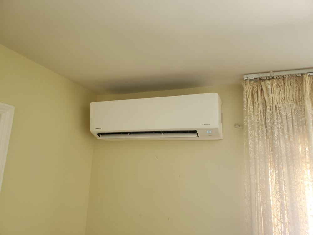Indoor split unit install